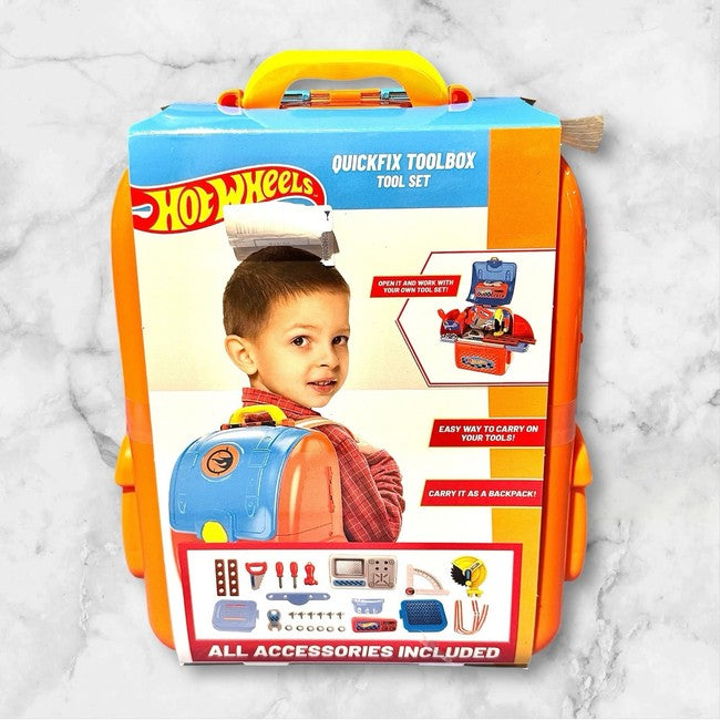 HW072025HX HotWheels QuickFix Tool Box Tool Set