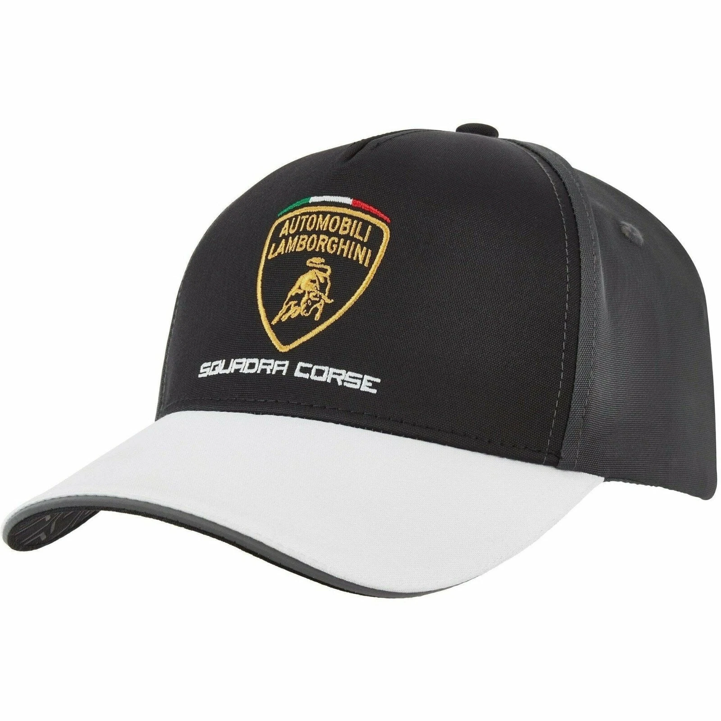 LB14CAP2 Automobile Lamborghini Squadra  Corse Travel Hat Black