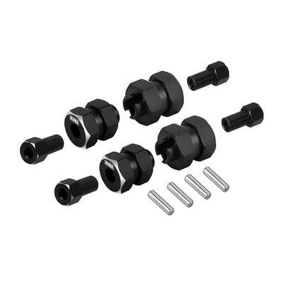 SCX24-54BK INJORA 9mm(+5mm) Stainless Steel Extended Wheel Hexes For 1/24 SCX24 AX24