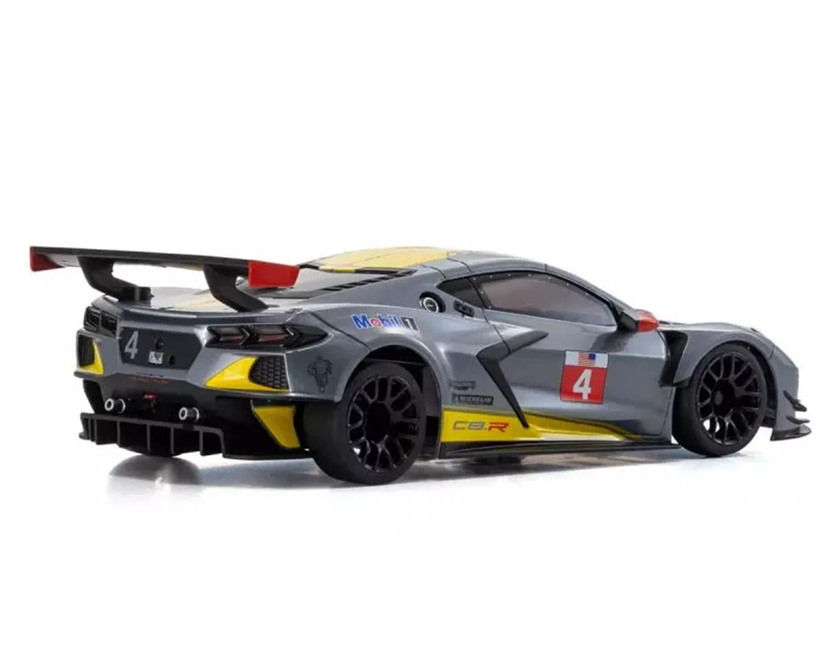 KYO32356GM Kyosho MR-04 RWD Mini-Z Readyset w/Chevrolet Corvette C8.R Body (Gunmetal/Yellow)