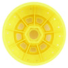 JCO3421Y 9-Shot Short Course Dirt Oval Wheels (2) (Yellow) w/17mm Hex