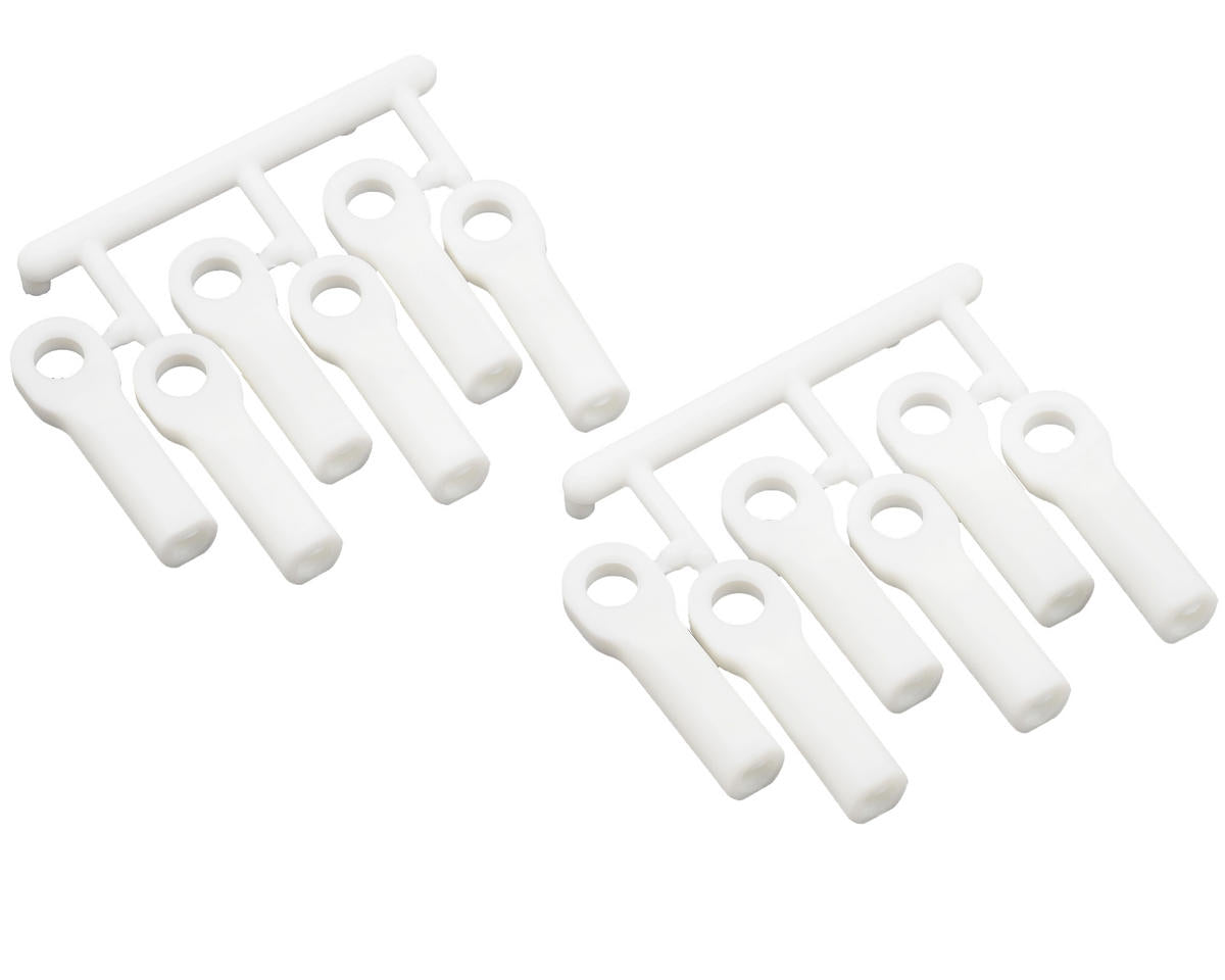 RPM80511 Long Turnbuckle Rod End Set for Traxxas Chassis (White) (12)