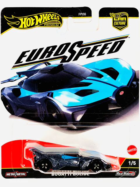 HWJBK79 Hot Wheels Premium EuroSpeed Bugatti Bolide