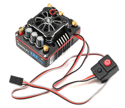 HWA30113300 Hobbywing Xerun XR8 Plus Brushless ESC 150A, 2-6s LiPo, BEC 6A