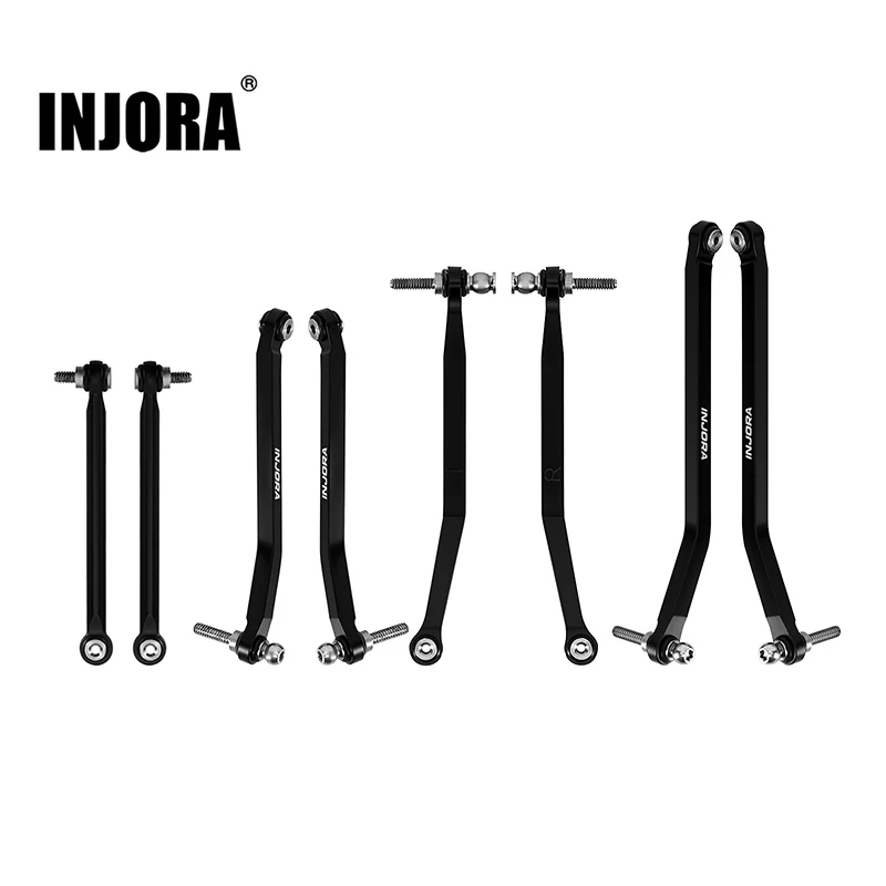 SCX30-02BK INJORA Aluminum High Clearance Chassis Links for 1/30 SCX30