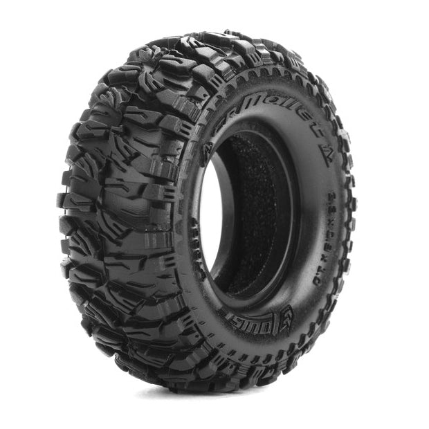 L-T3367VI Louise R/C - CR-Mallet 1/18, 1/24 1.0" Crawler Tires, 7mm Hex, Super Soft, Front/Rear (2)