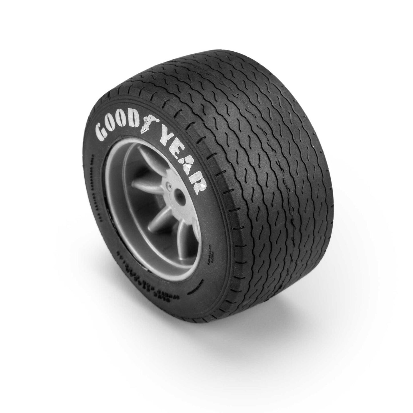 PRO1036410 Pro-Line Racing 1/12 Goodyear Blue Streak VTA Rear Tires Mounted 8mm Gray Wheels (2): Losi NASCAR® Race Car