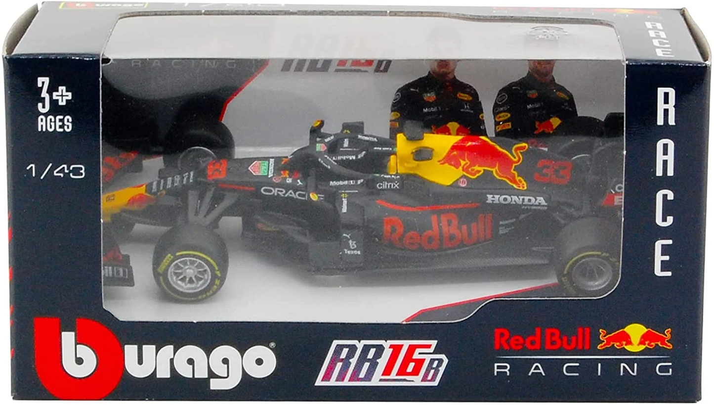 Burago 18-38055 1:43 Redbull Racing 202 RB16 2021 Max Verstappen