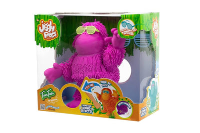 ZUJP008-PI Eolo-Jiggy Tan-Tan Purple Dancing Orangutan W/Sounds