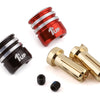 1UP190436 1UP Racing Heatsink Bullet Plug Grips w/5mm Bullets (Black/Red)
