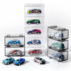 HotWheels 1/64 Car Model Storage Box Dustproof Acrylic Display Case-Clear
