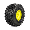 PRO1013116 Pro-Line Racing 1/5 Limited Edition Badlands MX43 Pro-Loc Front/Rear Tires Mounted 24mm Yellow/Black Impulse (2): X-MAXX