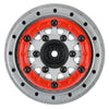 PRO281105 1/10 Raid Bead-Loc F/R 2.2"/3.0" 12 & 14mm SC Wheels (2) Red/Gray