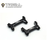 X003KIJ5XX TREAL Aluminum 7075 Front and Rear Bumper Mounts Set (F&R) for 1/18 TRX4M-Black