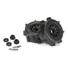 PRO1026810 1/8 Sand Paw HP BELTED F/R 3.8" MT Tires Mounted 17mm Black Raid (2)