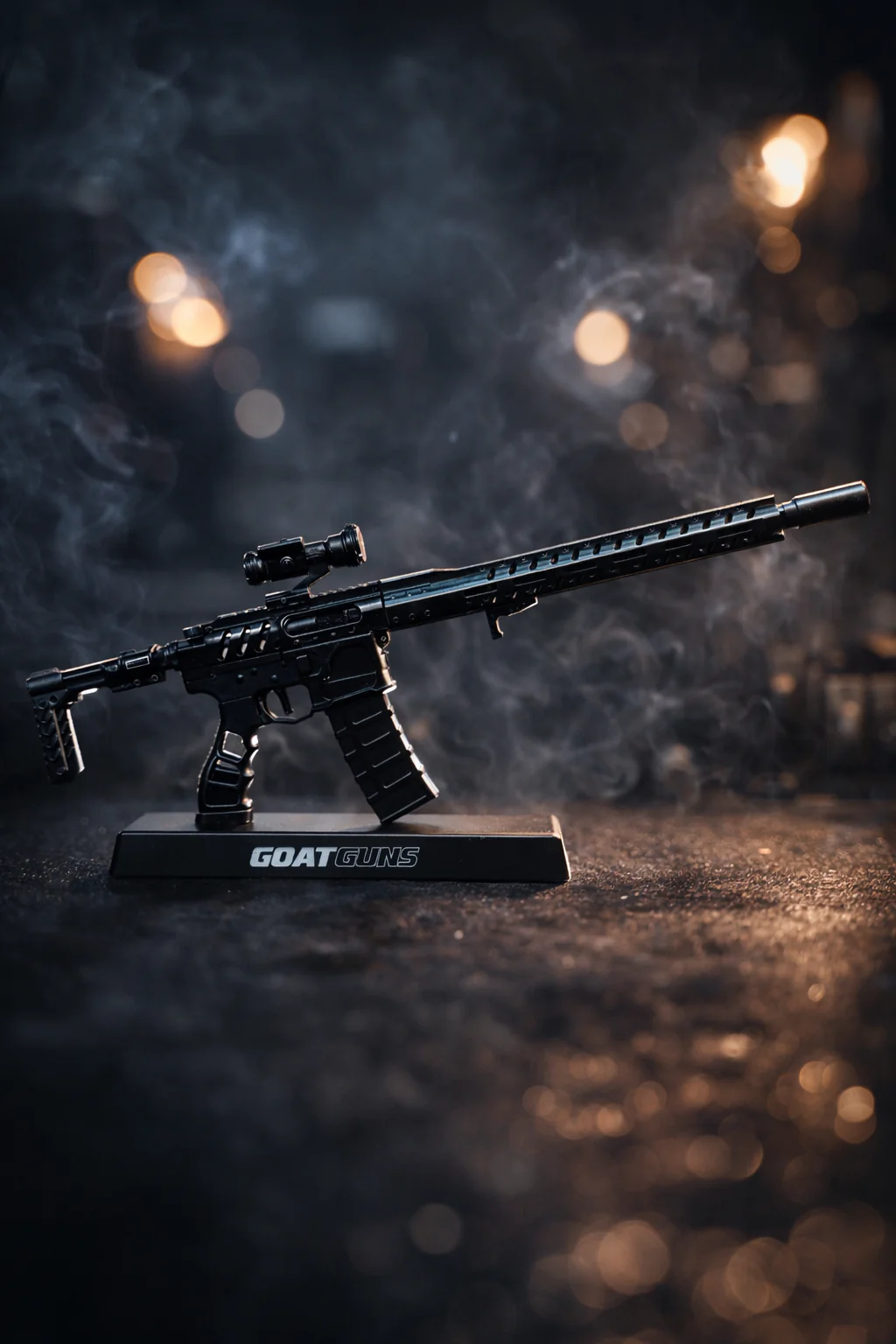 GoatGuns AR15 Skeleton Model Black