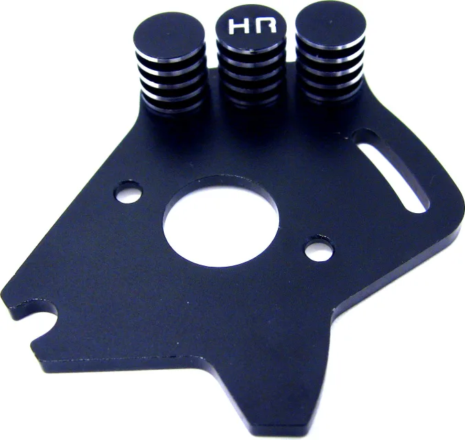 HRSLF1801 - Black Aluminum Heat Sink Motor Plate