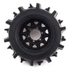 PRO118610  Sand Paw Front/Rear 2.8" MT Tires Mounted 12mm Blk Raid (2)