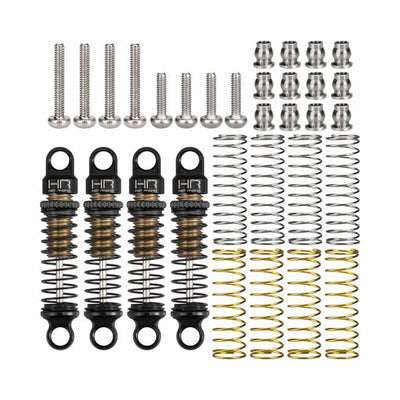 HRSXTY250GP Aluminum 25mm Adjustable Shocks with Three Spring Rates, 1/30 Axial SCX30