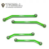 X003Q5IIAV TREAL Aluminum 7075 High Clearance Links Set (4pcs) Chassis Lower Links for TRX4M 1/18 RC Crawler-Green