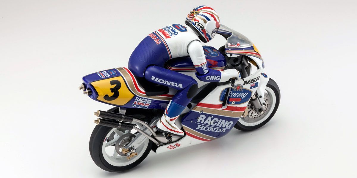 KYO34932 1/8 HONDA NSR500 Hang On Racer Electric Motorcycle Kit