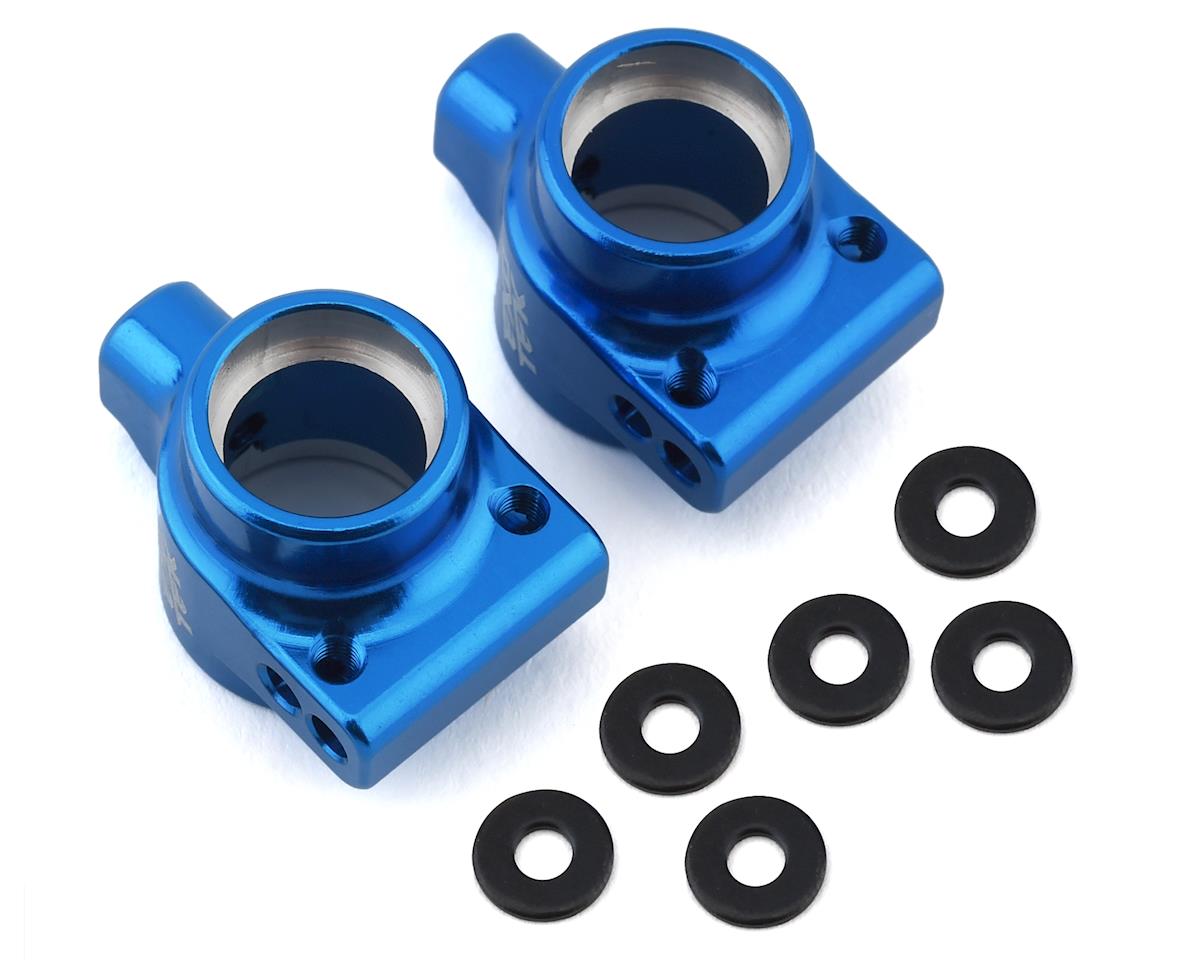 EXO1956 DR10 Aluminum Rear Hubs (Blue)