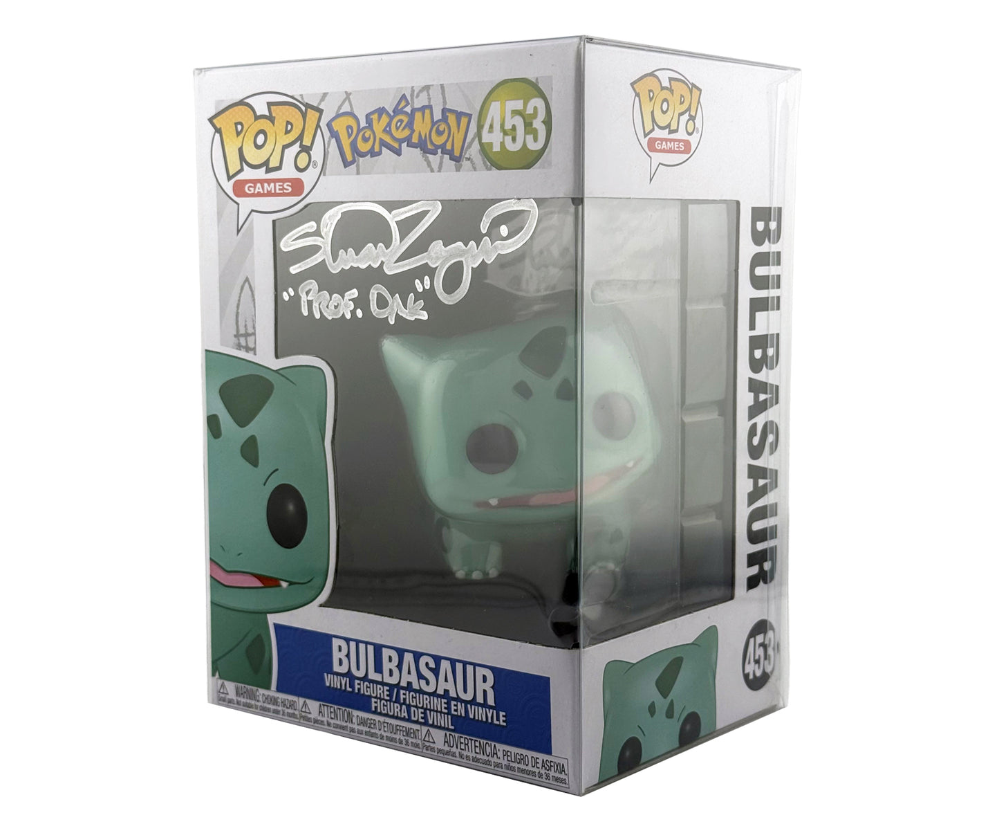 FU36237 Pokemon Bulbasaur Signed By: Staurt Zagnit "Professor Oak"