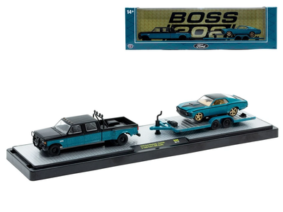 36000-99 M2 Machines Auto Haulers 1970 Ford Mustang Custom & 1990 Ford F-350 Dually