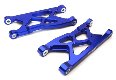 INTC28863BLUE Billet Machined Rear Suspension Arms 1/10 4X4
