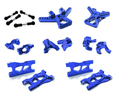 INTC26508 Blue Billet Machined Suspension Kit for LaTrax Teton 1/18