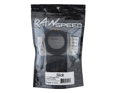 RWS161102SLB Raw Speed RC Slick 2.2" 1/10 2WD Front Buggy Tires (2) (Soft - Long Wear)