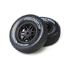 PRO287203 Pro-Line Racing 1/10 Sheriff Dirt Oval Wheels, 12mm Hex, Black (2): Losi Sprint Car (Front)
