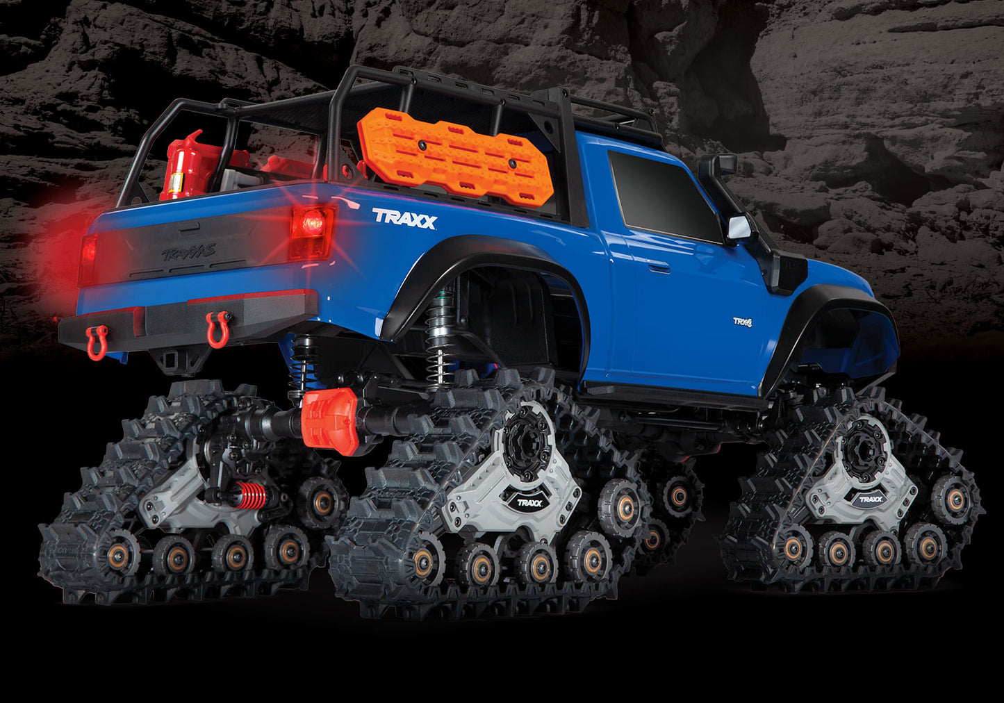 82034-4 TRX4 Traxx 1/10 Scale Crawler Equipped with TRAXX