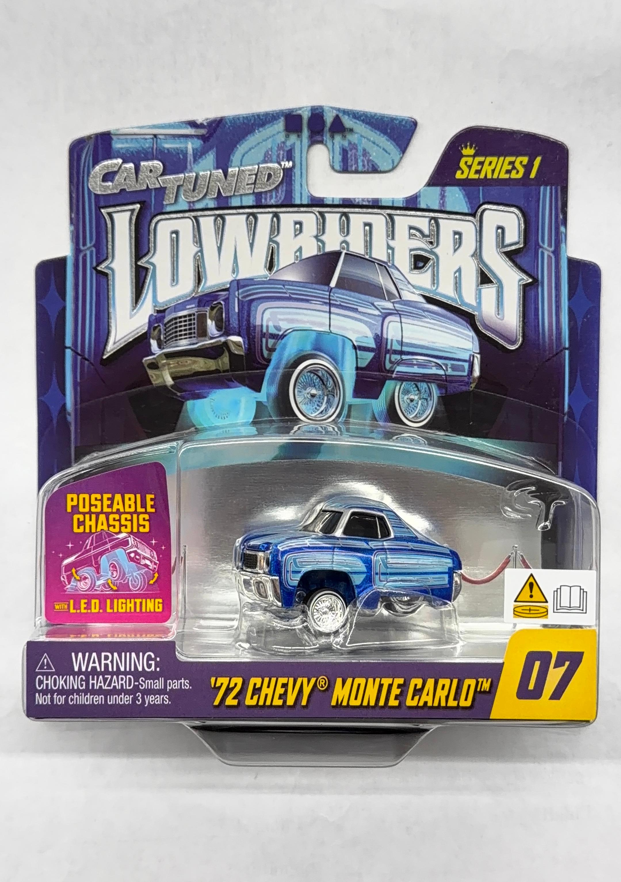 CarTuned 597346 1:64 Lowriders SHOW GLOW Series 1 Assortment of 8