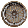 YQW-MW1308SR Injora 1.3" ModuWheel Brass & Aluminum Micro Rock Crawler Beadlock Wheels (43g ea)