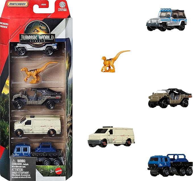 MBJGL60 Matchbox Jurassic World 5-Pack