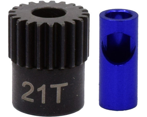 HRNSG821 - 21t Steel 48p Pinion Gear 5mm or 1/8