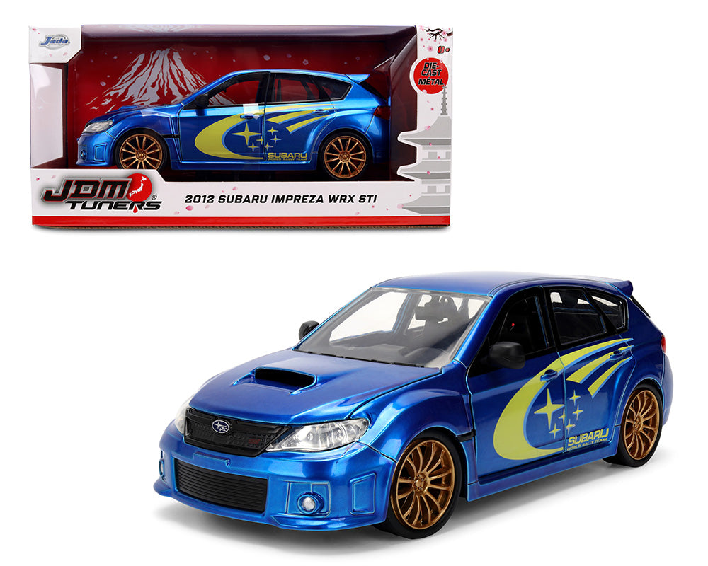 Jada 38057 1:24 2012 Subaru Impreza WRX STI – Blue – JDM Tuners