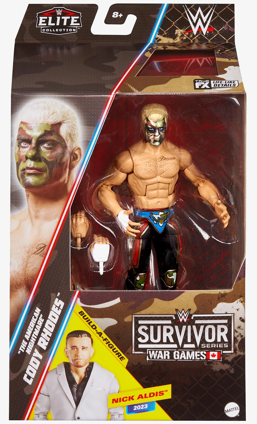 JCJ59 WWE Survivor Series War Games "The American Nightmare" Cody Rhodes Figure