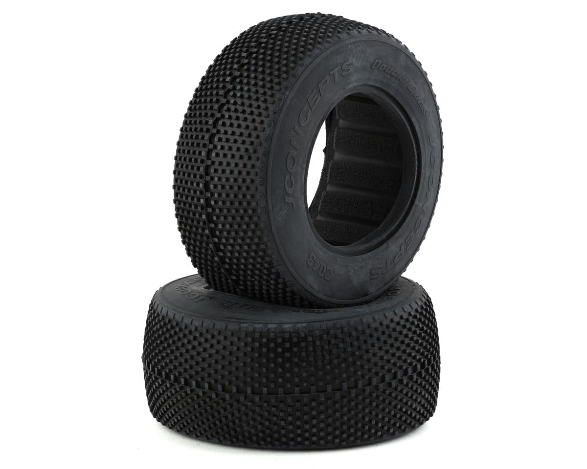 JCO3043-02 Double Dee's Short Course Tires (2) (Green)