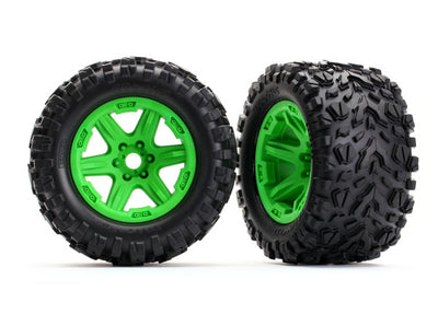 8672G Tires&Wheels, Green