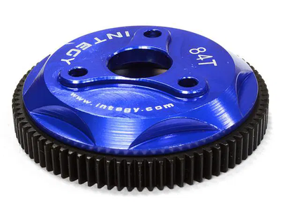 INTT8029BLUE 84T Metal Spur Gear 1/10 2WD