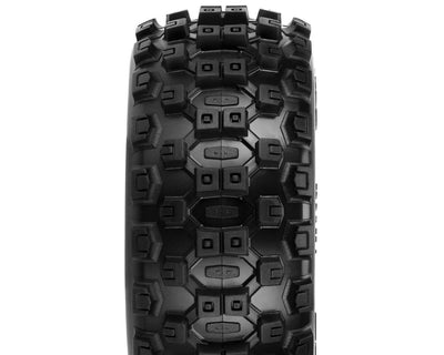 PRO1015610 Badlands MX SC Tires w/Raid Wheels (Black) (2) (Electric Front) (M2) w/12mm Hex