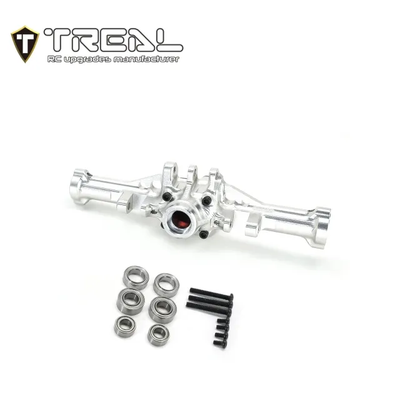 X003KV098Z TREAL Aluminum 7075 Front Axle Housing, w Caster Blocks (C-Hubs) for 1/18 TRX4M Defender Bronco-Silver