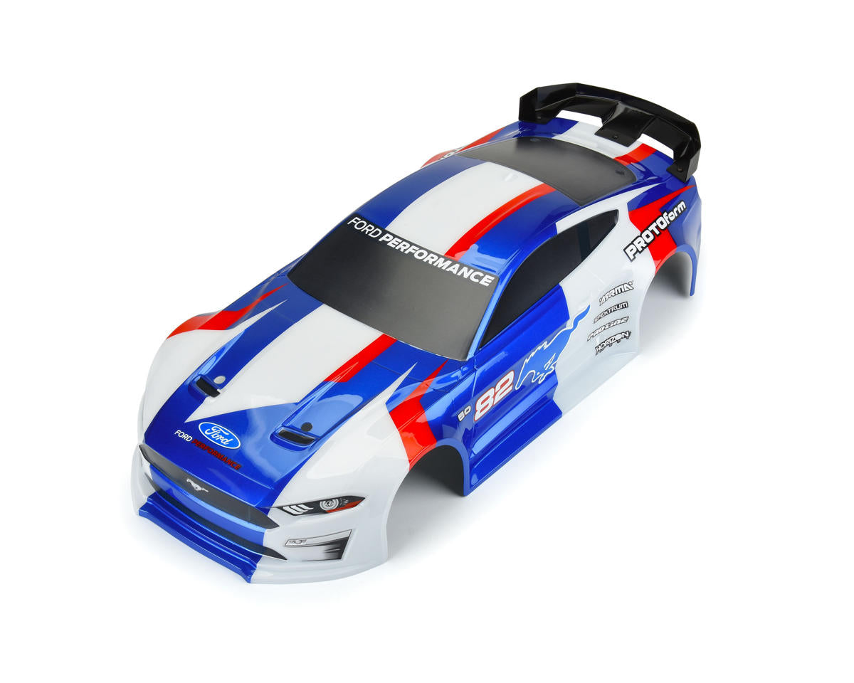 PRM158213 1/8 2021 Ford Mustang Painted Body (Blue): Vendetta & Infraction 3S