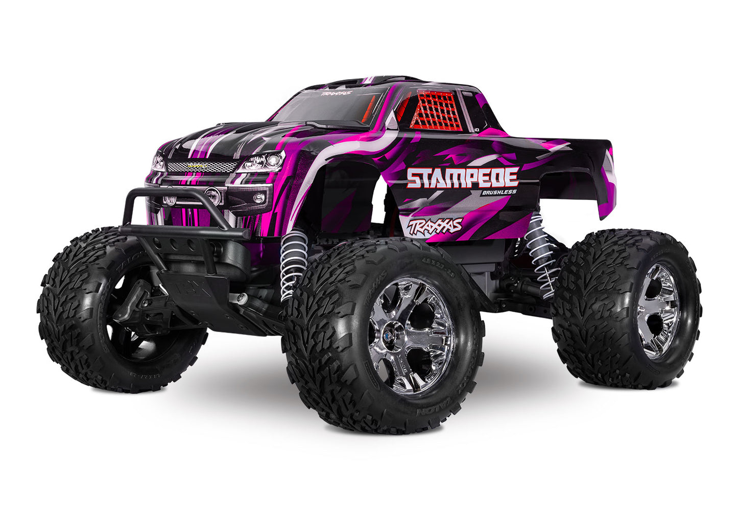36354-4 Stampede BL-2S 1/10 Scale 2WD Brushless Monster Truck With Clipless Body
