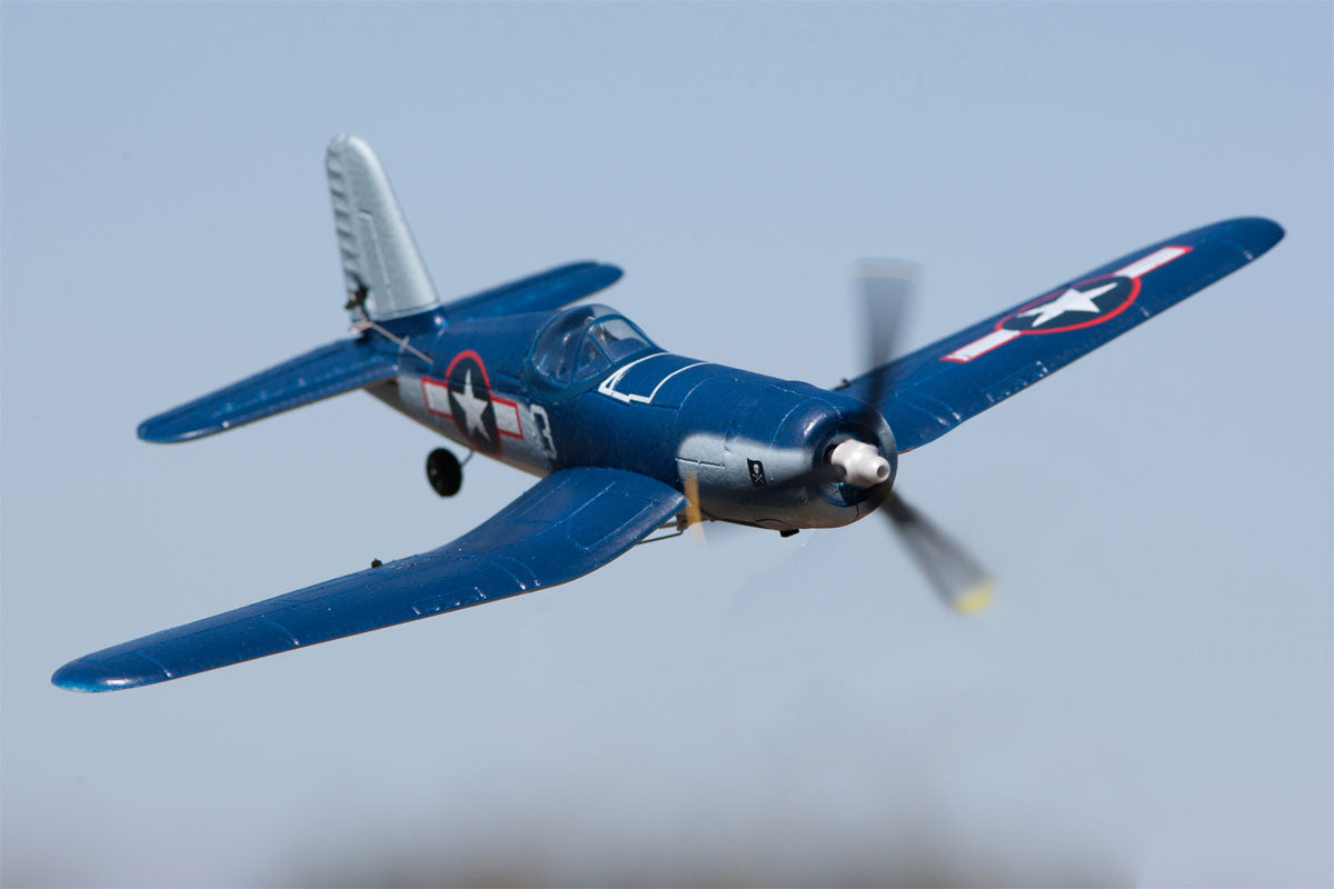 RGRA1301V2  F4U Corsair Jolly Rogers Micro RTF Airplane with PASS (Pilot Assist Stability Software) System