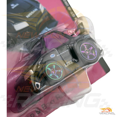 MINI GT QZO0101 QUBE CARZ Series 1 Liberty Walk QZ00401-BL Nissan Skyline GT-R (R34) LB-ER34 Super Silhouette Skyline Black CHASE