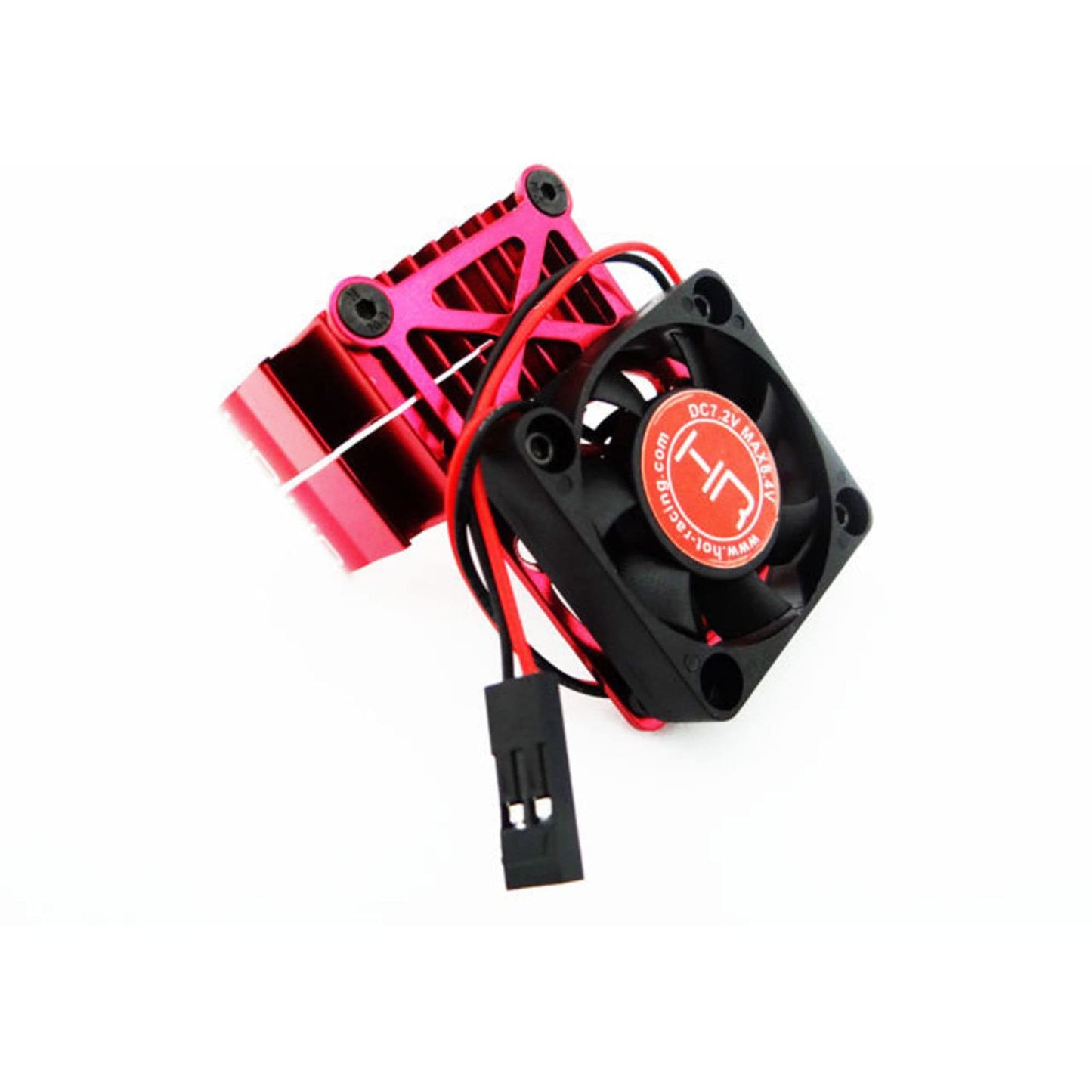 HRMH550TE02 - Clip-On Two-Piece Motor Heat Sink W/ Fan (Red)