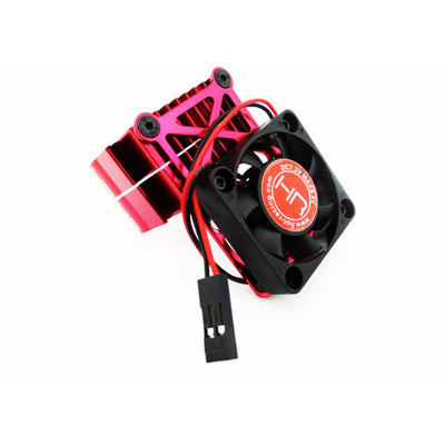 HRMH550TE02 - Clip-On Two-Piece Motor Heat Sink W/ Fan (Red)